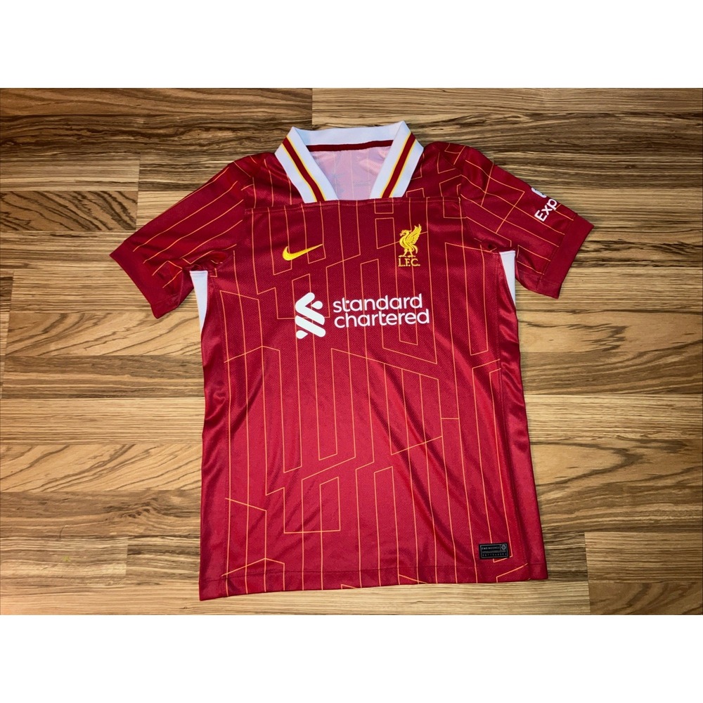 Liverpool Home Football Nike Dri-FIT Soccer Jersey Youth Size XL EUC